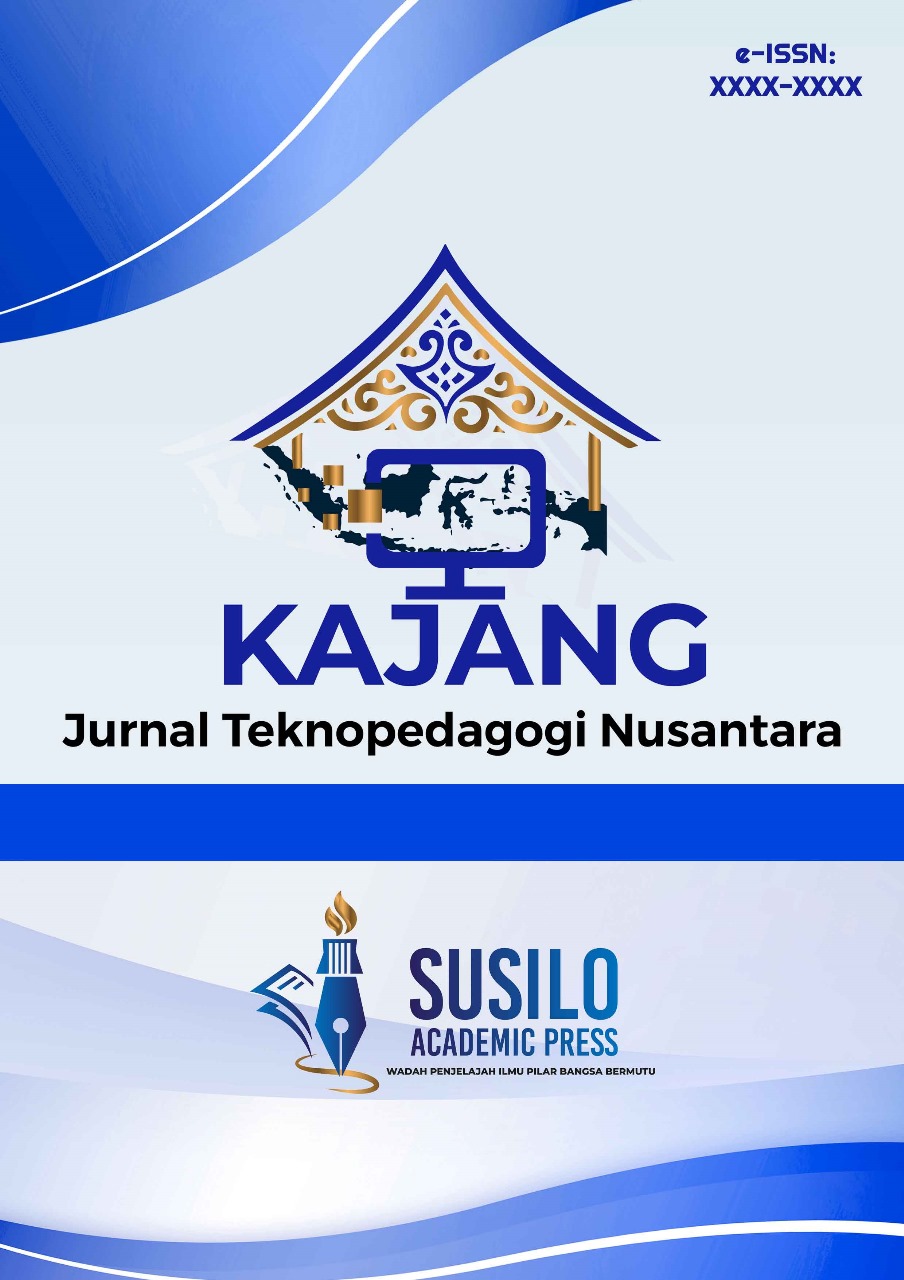 					View Vol. 1 No. 2 (2026): Kajang: Jurnal Teknopedagogi Nusantara
				